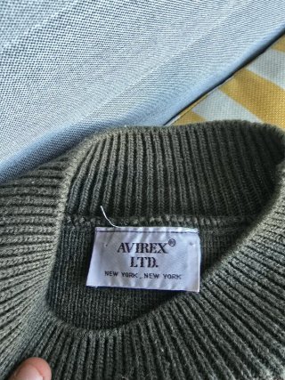 Jersey Aviorex Navy Lana WA-35 Verde Oliva