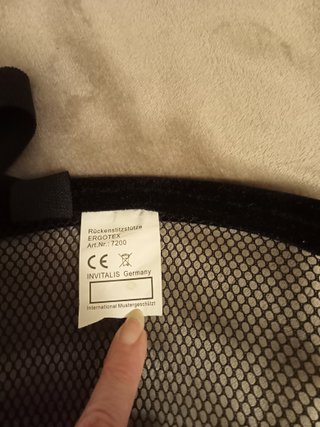 Respaldo ergonómico para silla