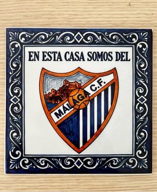 Azulejo Decorativo Málaga C.F. Nuevo