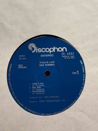 Vinilo Jazz Red Rodney - Yard’s Pad