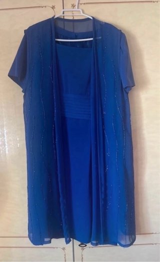 Conjunto azul elegante