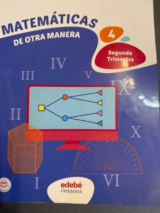 Matemáticas 4, Primaria, De otra manera 3 vol Edeb