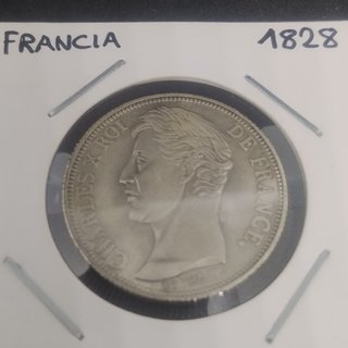 MONEDA CONMEMORATIVA FRANCIA 1828 REY CARLOS X