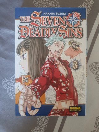 Mangas uno, dos y tres de 'The Seven Deadly Sins'