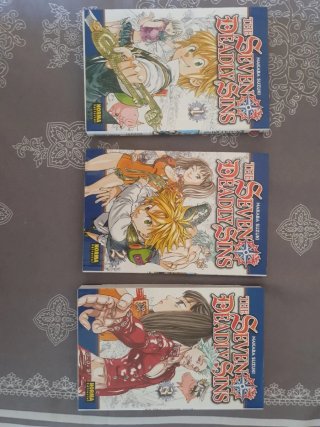 Mangas uno, dos y tres de 'The Seven Deadly Sins'