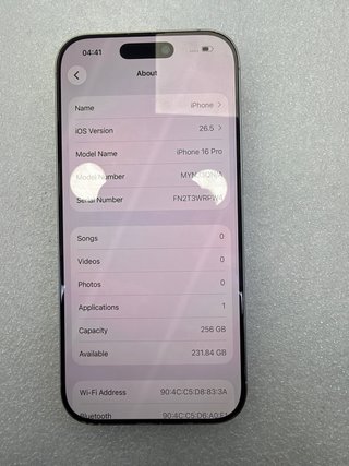 Apple iPhone 16 Pro 256GB Blanco Titanio
