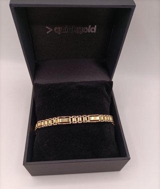 Pulsera Oro Combinado de 18k- 26,82gr- 25cm