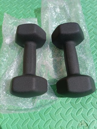 Mancuernas 5kg (Par) Neopreno. Nuevas.