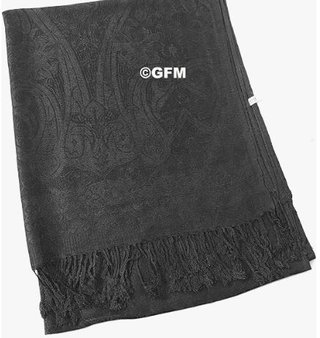 Sciarpa Pashmina Donna Grigio Viscosa