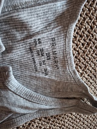 Camiseta sin mangas mujer Primark gris XXS