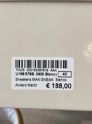 Scarpe Alviero Martini Pelle Bianca Marrone 40