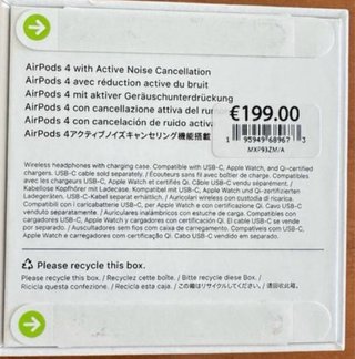 Nuevos! Apple AirPods 4 Cancelación Activa Ruido