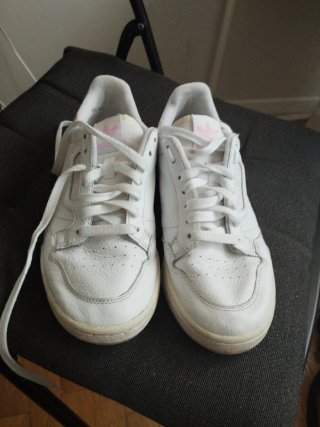 Zapatillas Adidas Mujer Talla 40 Rosa y Blanco