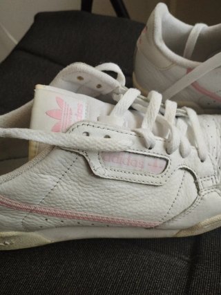 Zapatillas Adidas Mujer Talla 40 Rosa y Blanco