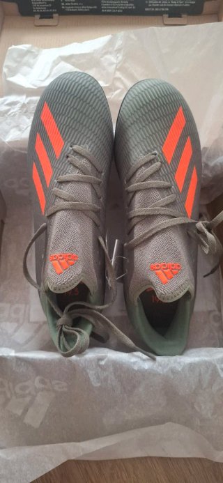 Zapatillas Adidas Futbol Sala Verdes Naranja