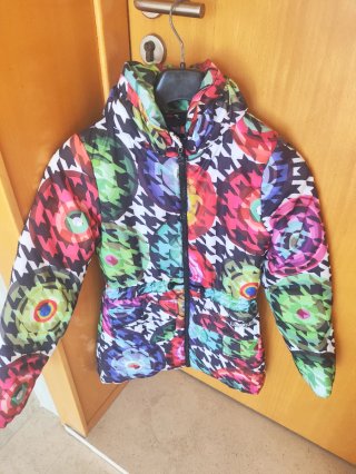 Casaco infantil Desigual estampado