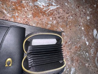 Set Cartera Coach Negra