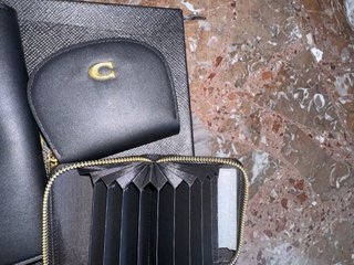 Set Cartera Coach Negra
