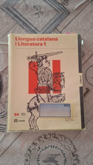 Llibre de text Llengua catalana i literatura 1rbat