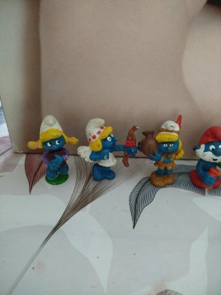 Lote Figuras PVC Pitufos. Leer descripción