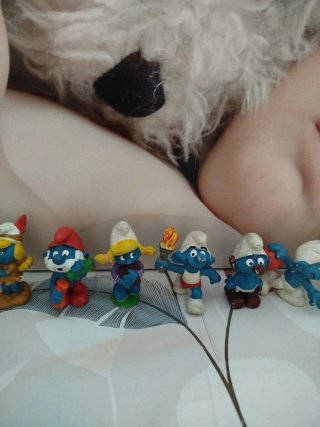 Lote Figuras PVC Pitufos. Leer descripción