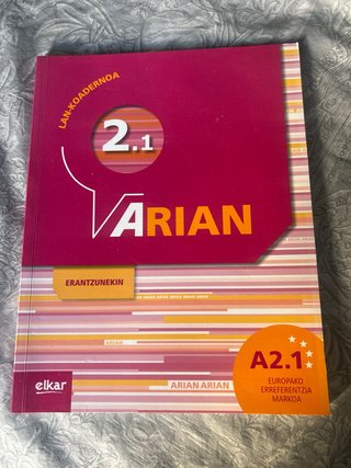 Ikaselaren liburua 2.1 y Lan koadernoa 2.1