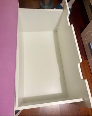 Banco Almacenaje Juguetes Blanco