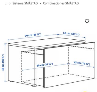 Banco Almacenaje Juguetes Blanco
