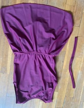 Maillot de patinaje morado