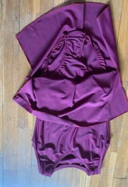 Maillot de patinaje morado