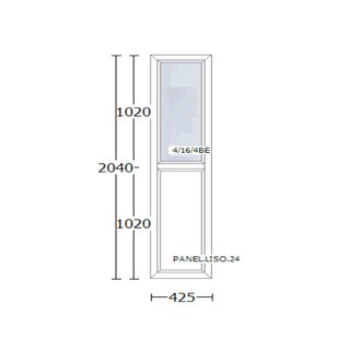 Fijo PVC CORTIZO 42,5 x 204 NUEVO