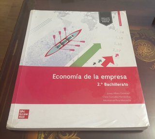Economía de la empresa 2o Bachillerato