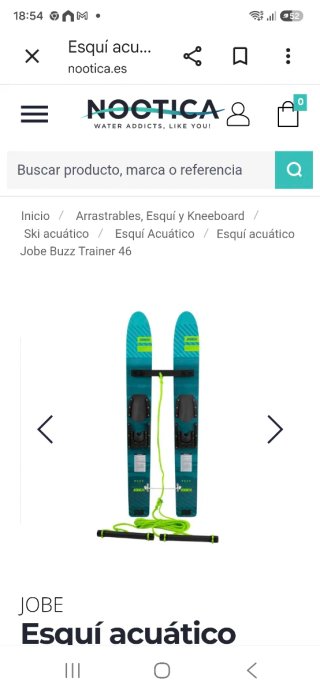 Esquís acuáticos de madera