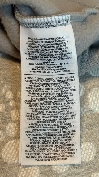 Sudadera Nike Gris con Capucha Chico