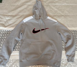 Sudadera Nike Gris con Capucha Chico