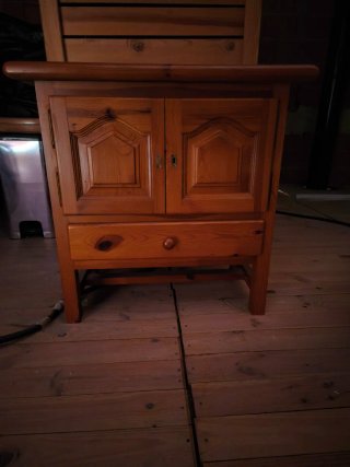 Mesa recibidor provenzal madera
