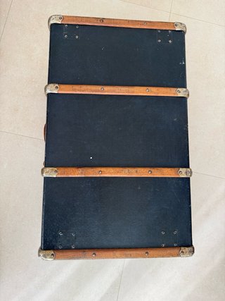 Baúl Maleta Vintage Negro