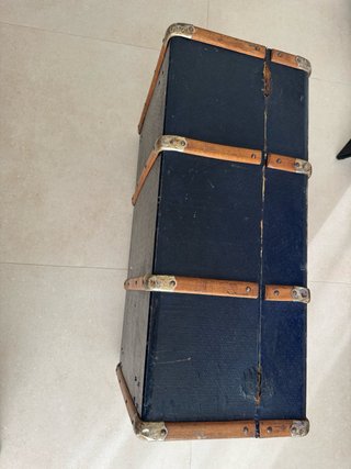 Baúl Maleta Vintage Negro
