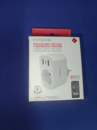 Enchufe con 2 Puertos USB