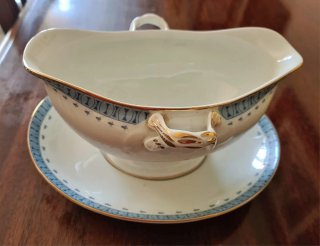 Vajilla Vista Alegre Porcelana Azul y Blanca