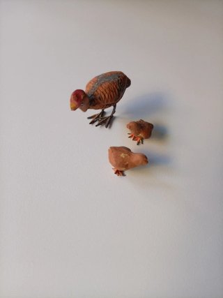 Pavos de terracota para Belén