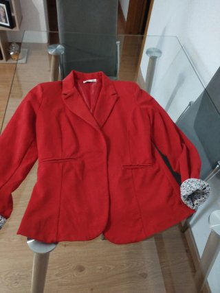 Blazer Rojo Mujer