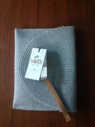 Pochette Vanity Argento