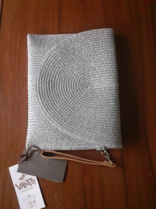 Pochette Vanity Argento