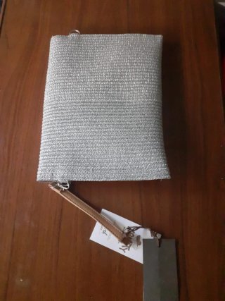 Pochette Vanity Argento
