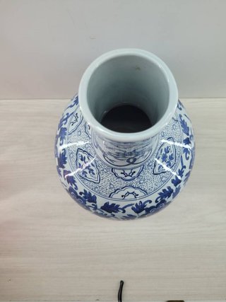 JARRÓN CHINO KANGXI PORCELANA