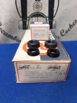 Juego Gomas Bombín Freno Trasero Autofren D3124