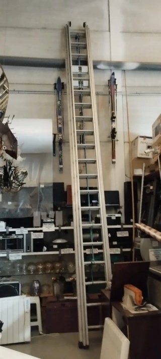 Escalera profesional aluminio 3 tramos