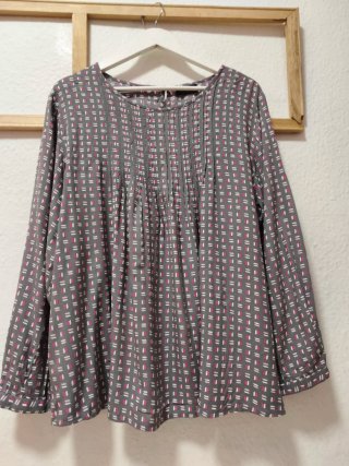 Blusa Viscosa Manga Larga Talla 48/50