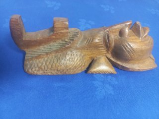 Máscara Decorativa Madera Tallada